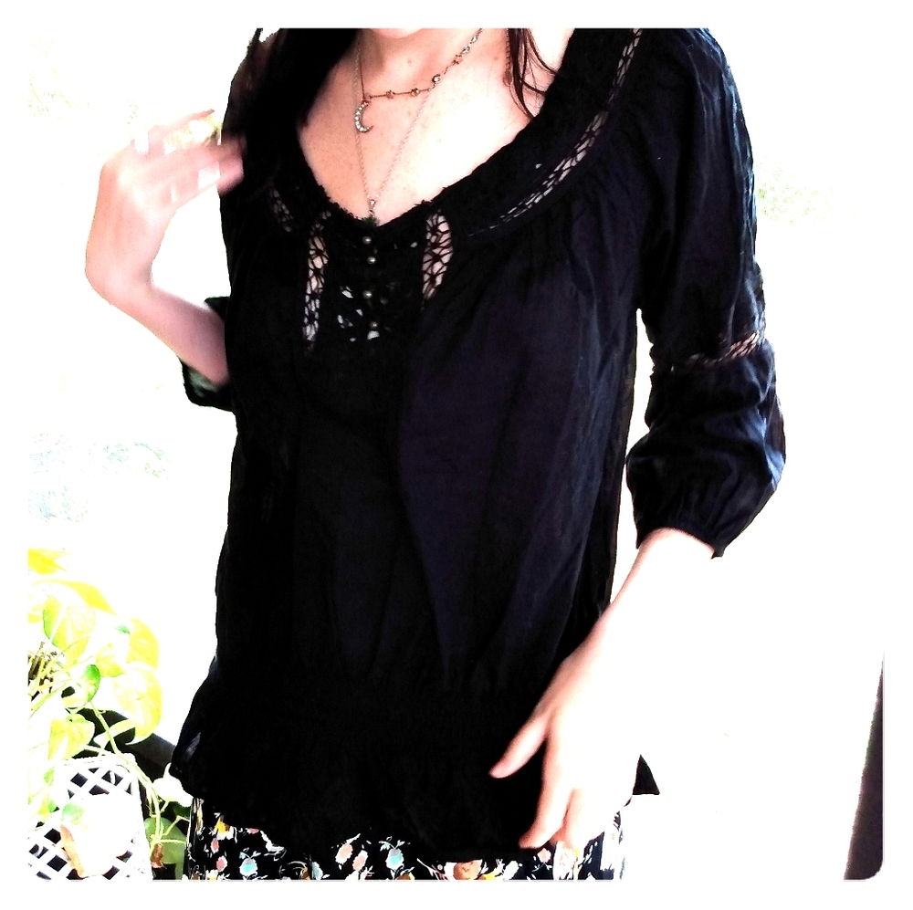 Black Nine West Blouse